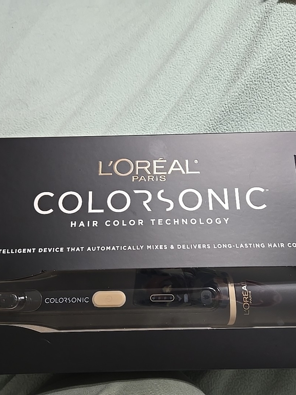 L'Oreal ColorSonic Hair Color Device - Black & Gold Accents